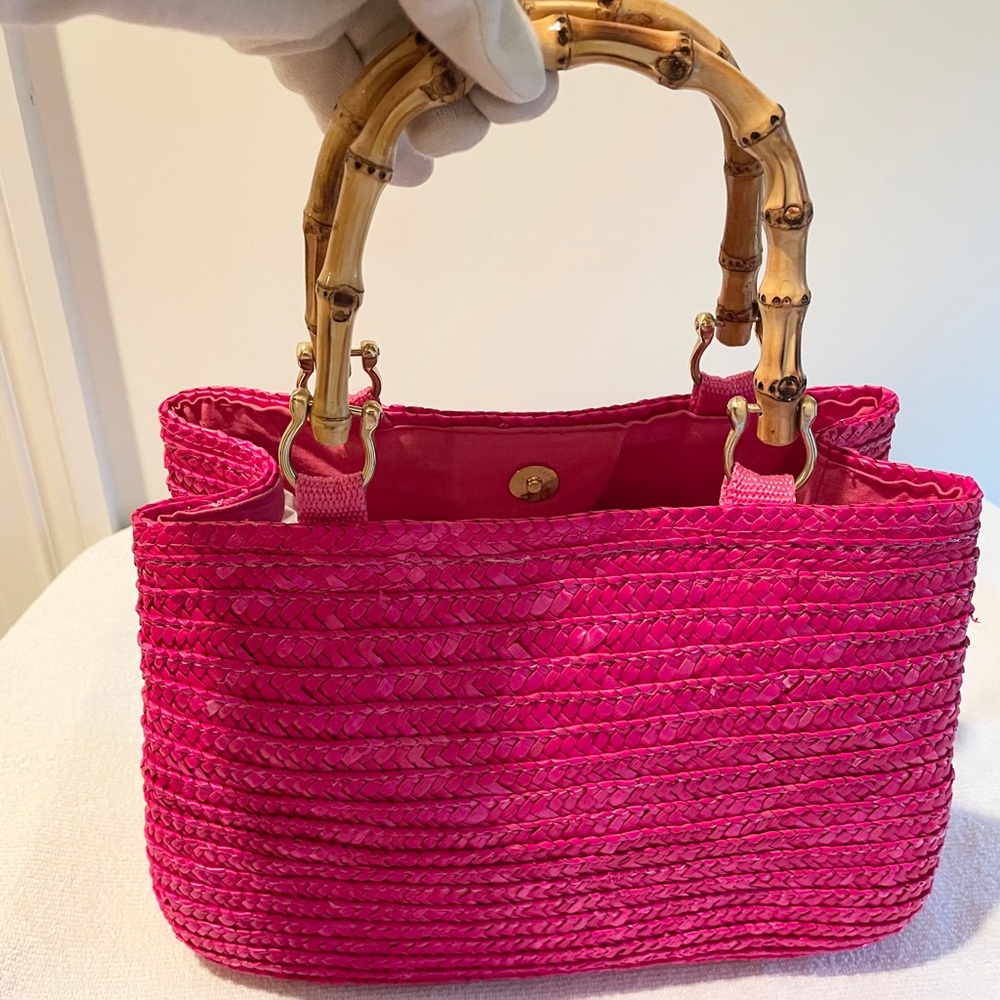 Bundle 2 (Wheat Straw top handle and clutch bags) - Picture 4 of 16
